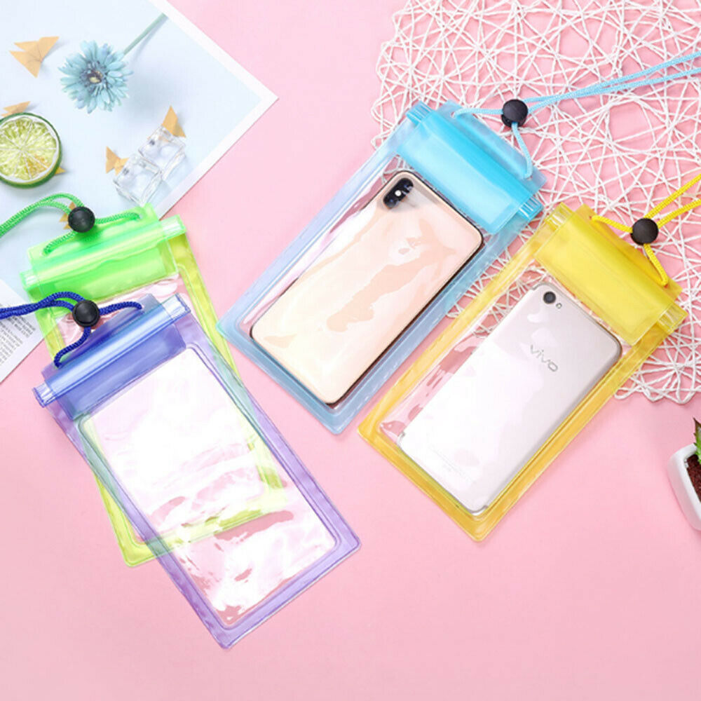 3Pcs Swimming Waterproof PVC Underwater Pouch Bag Pack Dry Case Cover For Phone