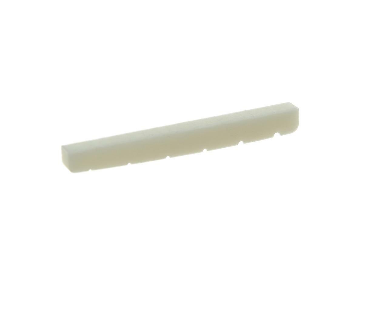 42mm Pure Bone Nut Electric Guitar Slotted Bone Nut for Strat Tele 42x3.5mm