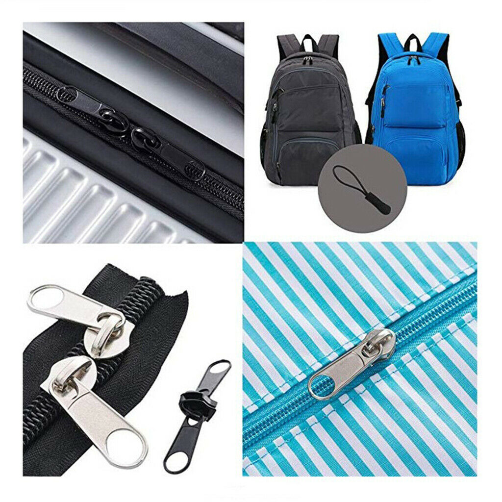 183Pcs/Set Zipper Repair Kit Zipper Replacement Puller Rescue Kit + Plier Tool