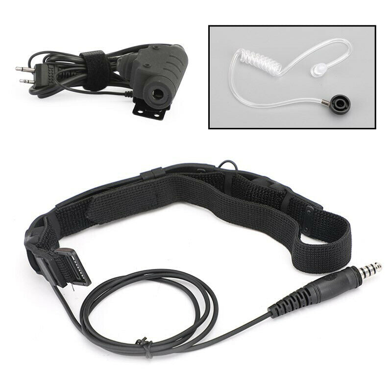 Throat Mic Microphone Headset Fit for Midland LXT100 LXT560 GXT757 XT28 CA