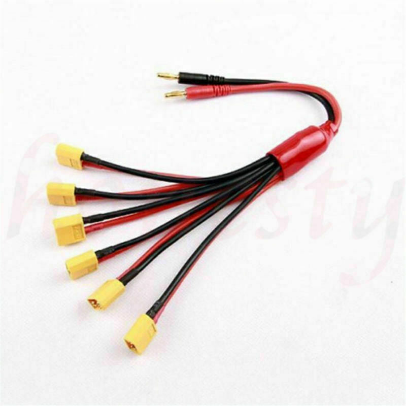 2 Pairs T60 Male & Female Bullet Connectors Plugs for RC Lipo Battery