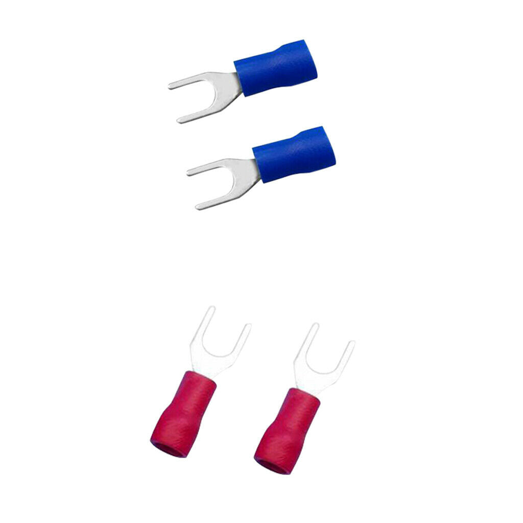 200 Pieces 22-16AWG 16-14AWG Insulated Spade Crimp Terminals Cable Connectors