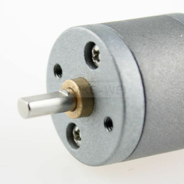 2 x 24V DC 600RPM Mini Torque Gear Box Motors Hobby