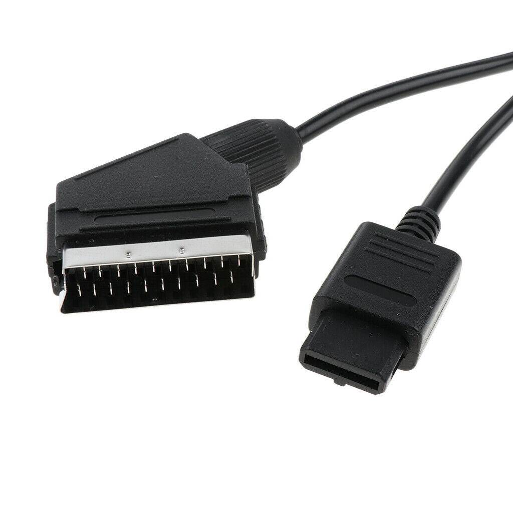 6FT RGB Scart Cable AV Video Cable for SNES GameCube N64 NGC