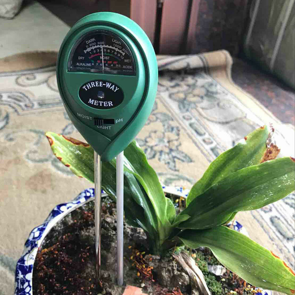 3 in1Soil Tester Water PH Moisture Light Test Meter Kit For Garden Plant Flow BD