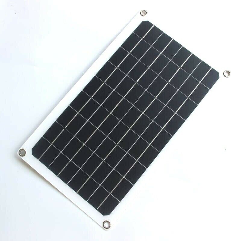 Solar Panel 12V Charge Battery Charger Kit Maintainer Marine Boat RV Car Fan