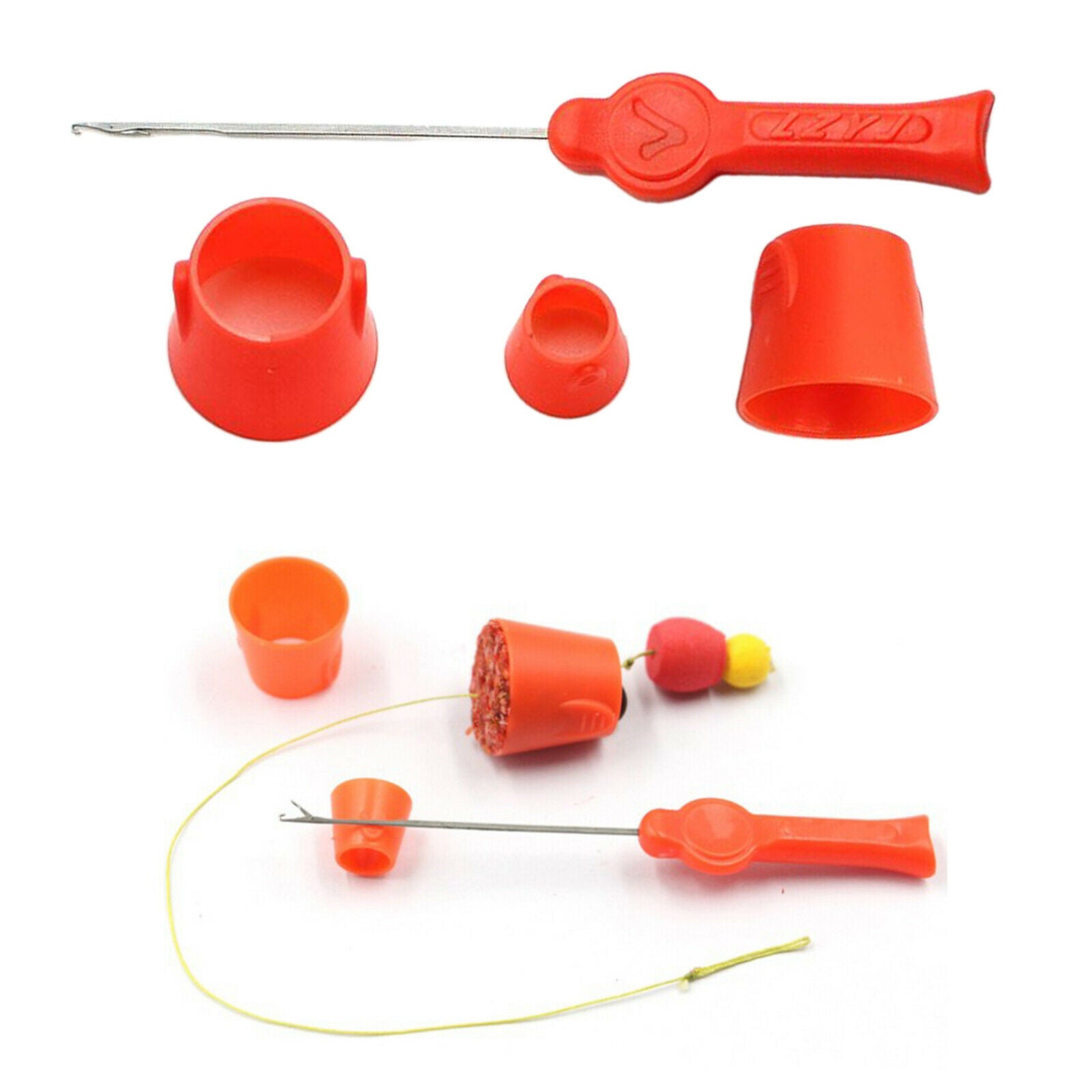 4pcs/set Carp Fishing Method Feeder Groundbait Rocket Pellet Tackle Equip