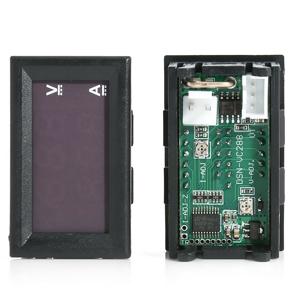 Digital Current Tester Multimeter DC 100V Volt 2A Ampere Battery Monitor Gauge