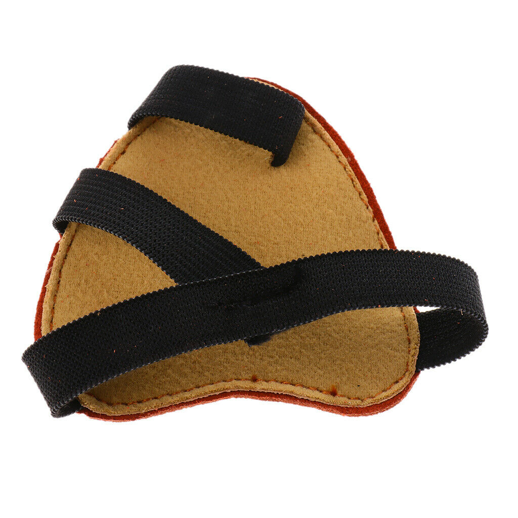 Leather Bow Arrow Left Hand Guard Protector Archery Glove Hunting Shooting