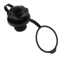 Plastic Air Valve Caps Screw Type for Inflatable Boat Mattress Airbed, Black