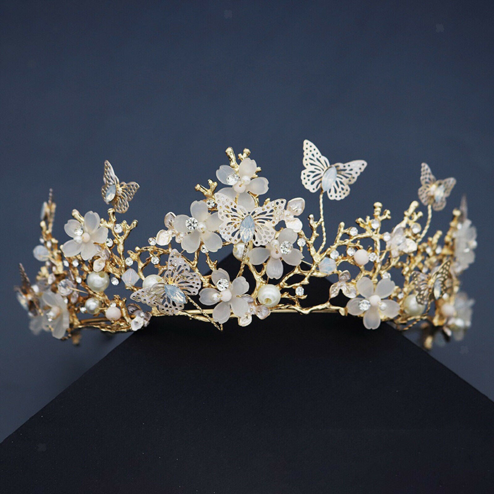 Lovely Crown Headband Crystal Quinceanera Crown Wedding Tiaras Party Prom