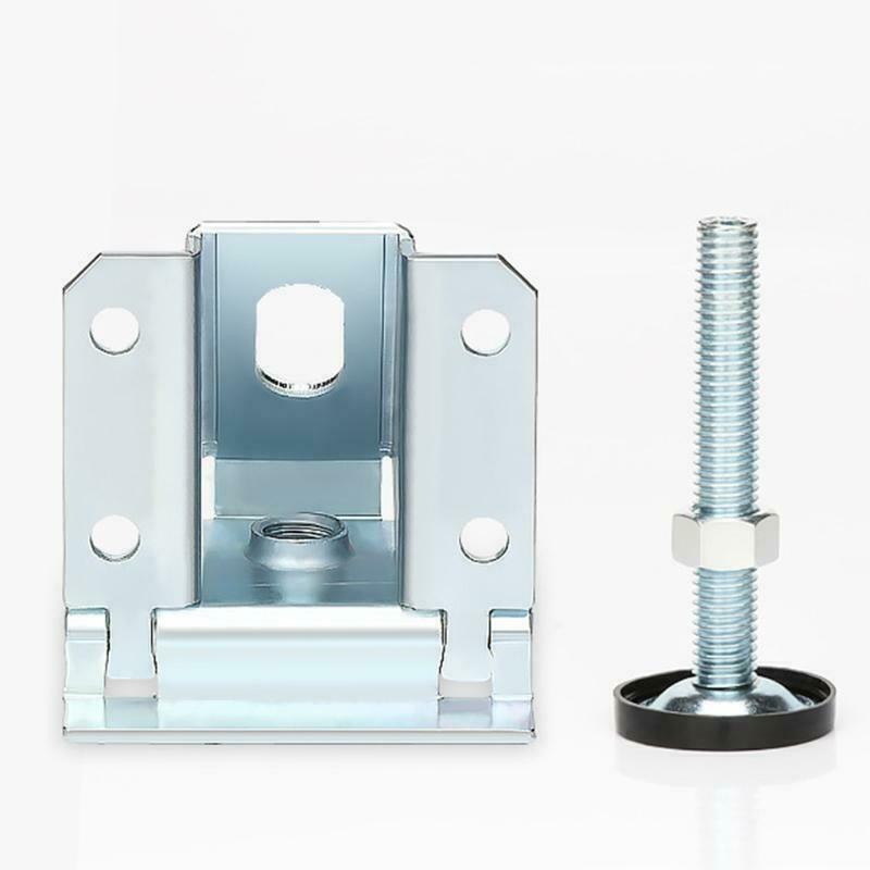 4xStainless Steel Wardrobe Leveling Feet for Uneven Ground, Unbalanced Furniture
