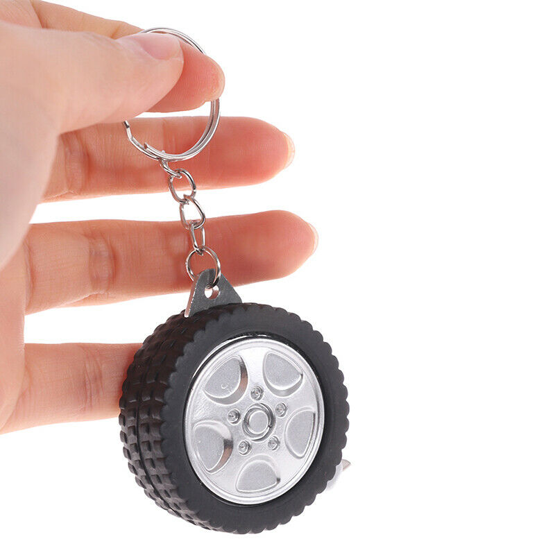 Mini Retractable Tape 1m Tape Measure Centimeter/Feet Tire Shape Rul.l8