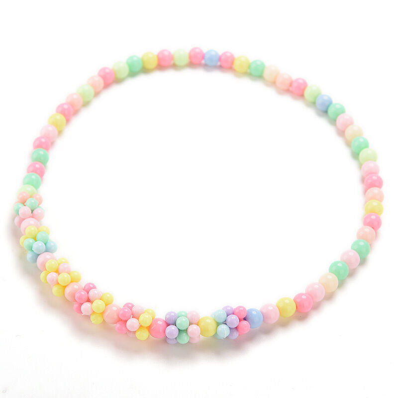 1 Set Girls Necklace Bracelet Set Fashion Charm Necklace Kids Multicolor fine DD
