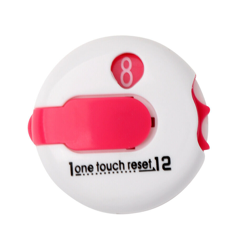 3x Mini Golf One Reset Counter Clip On Golf Stroke Score Counter