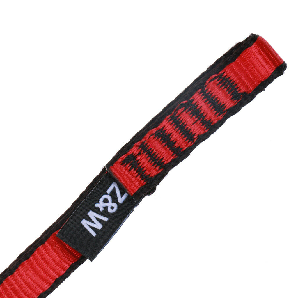 Nylon Sling Loop Rock Climbing Rappelling Descender Security Strap 60x1.5cm