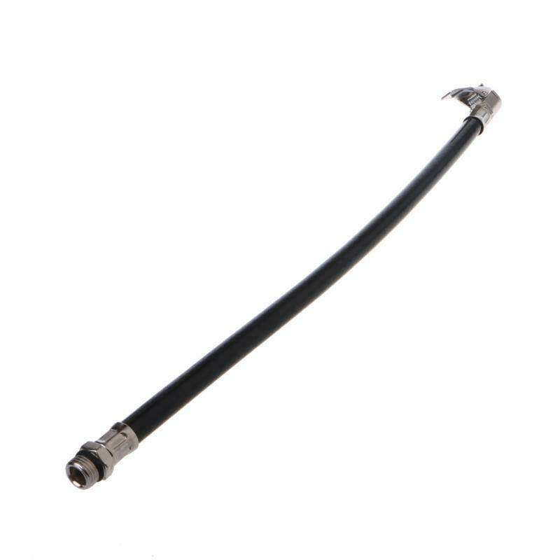 Motorcycle Bicycle Car Flexible Clip On Air Tyre Tire Chuck Inflator Hose Tool
