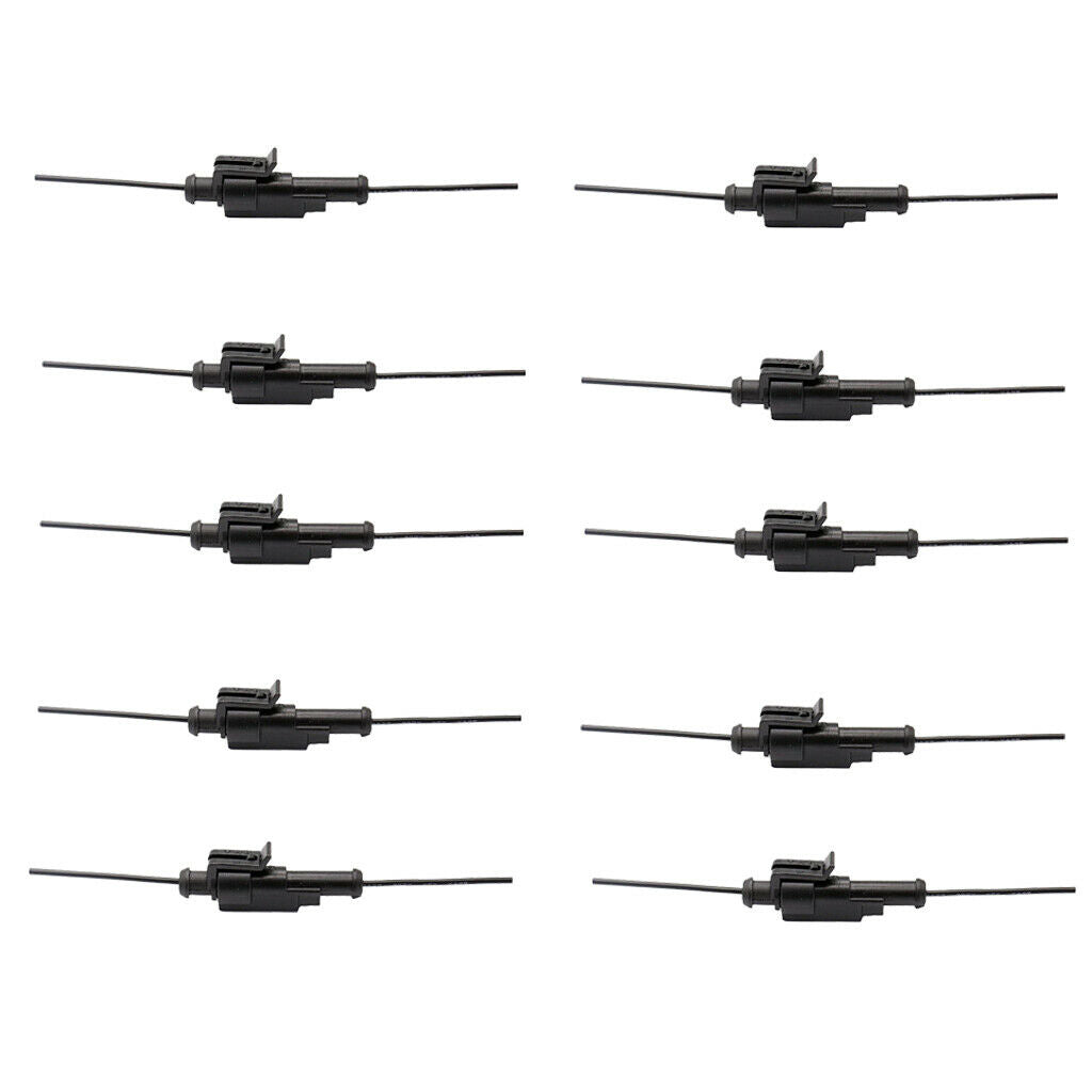 1 Pin Way Car Waterproof Electrical Connector Plug with Wire AWG Marine Pack of