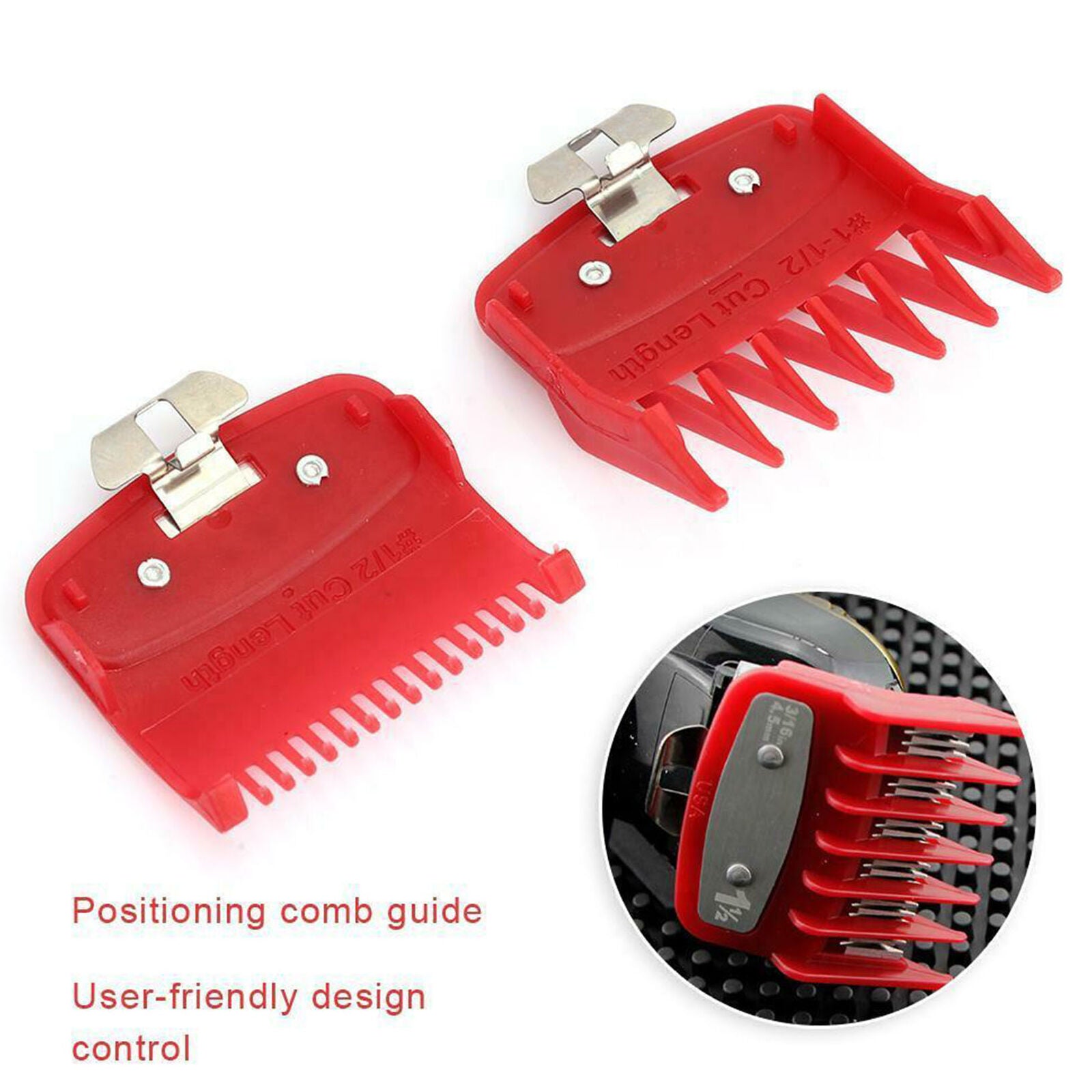 Hair Clipper Guide Comb Set Standard Guards Attach Trimmer Parts For Wahl