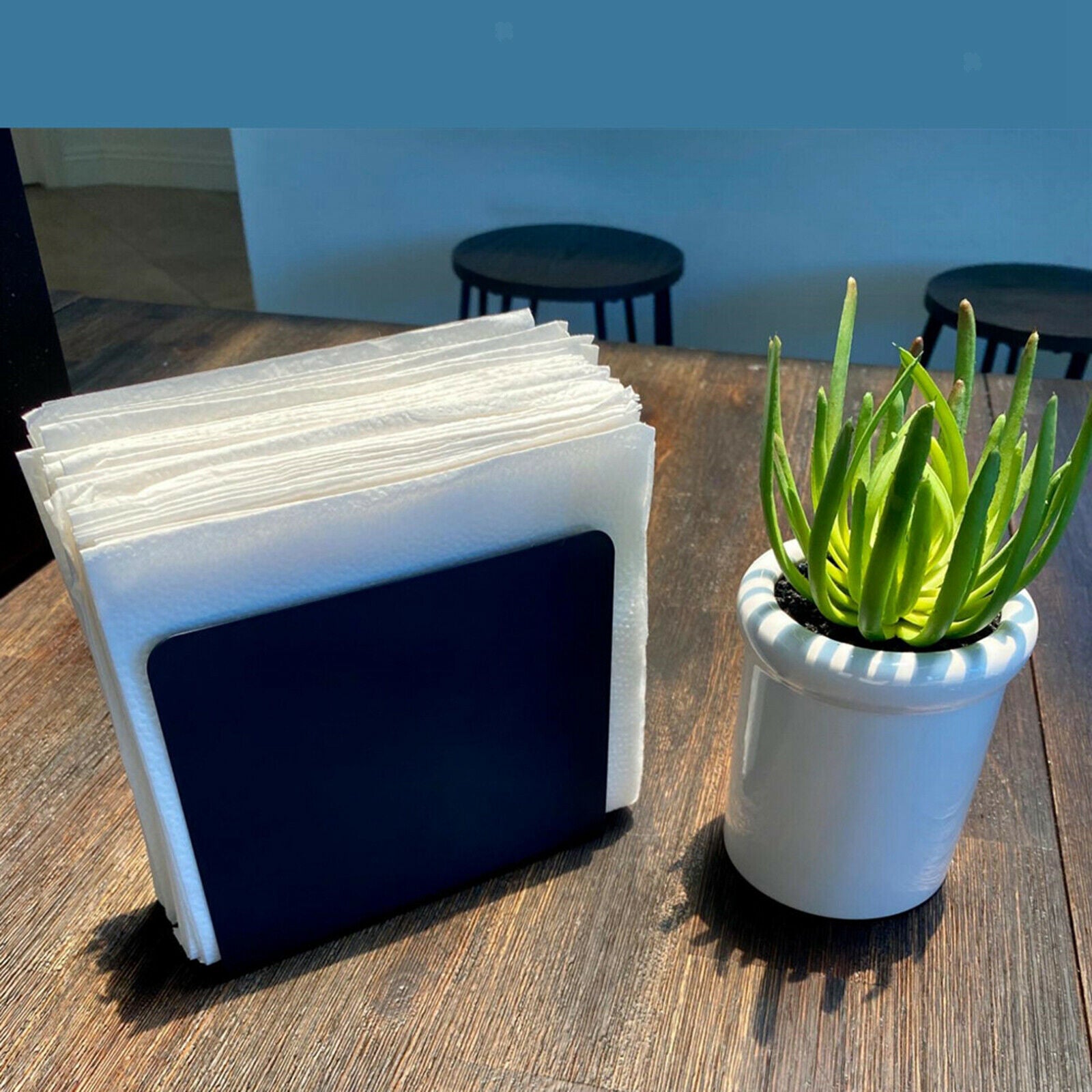 Napkin Holder Napkin Rack Box for Kitchen Living Room Cafe Accessories