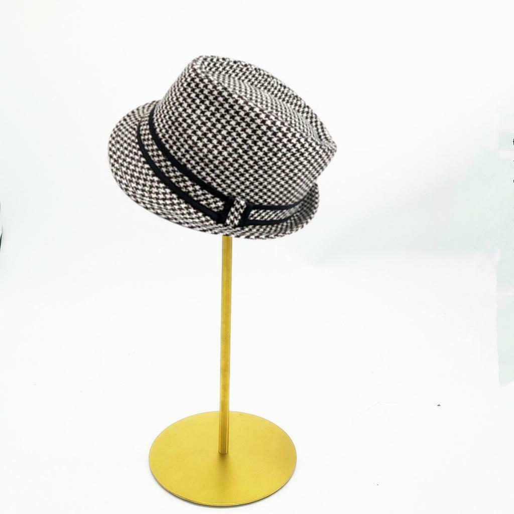 Stainless Steel Adjustable Wigs Holder Stand Caps Hanger Hats Display Rack