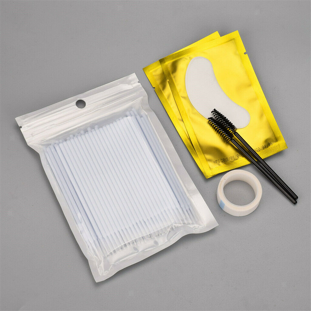 4 in 1 Professional Beginner Grafting Eye Lash Eyelash Extensions Set White