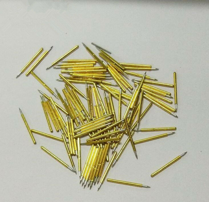 50pcs P75-B1 Dia 1.02mm 100g Cusp Spear Spring Loaded Test Probes Pogo Pin.l8