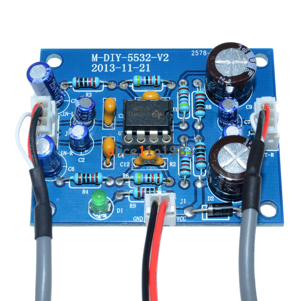 NE5532 OP-AMP HIFI Preamplifier Signal Amplification Board for Bluetooth Pre-amp