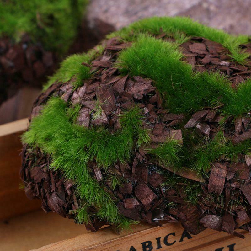 6 Pcs/pack Aquarium Simulated Moss Stone Artificial Foam Plant  Fish Tank Decor