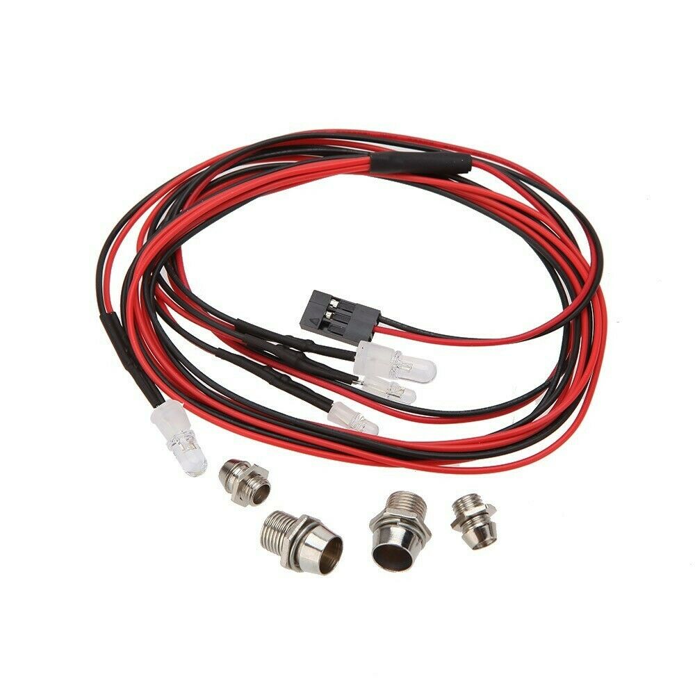 High Quality 4 LED Upgrade Part 5mm 3mm 2 Color Headight Set for HSP RC