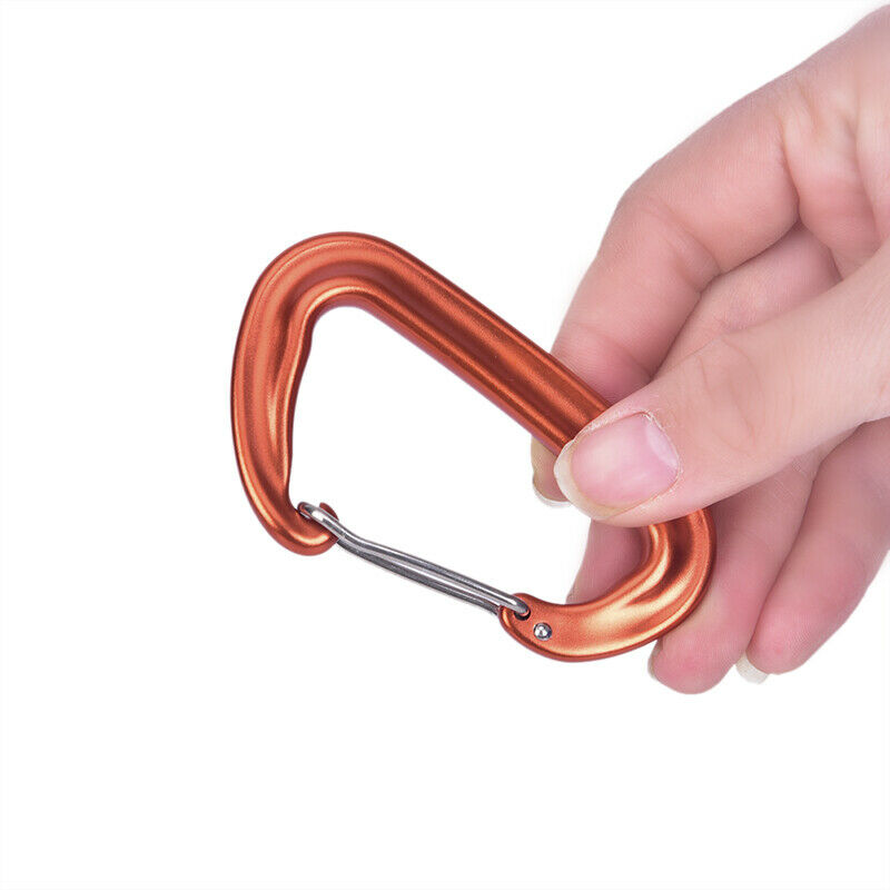 7075 Aluminum Climbing Buckle 12KN Hammock Safety Balance Carabiner Clasp.l8