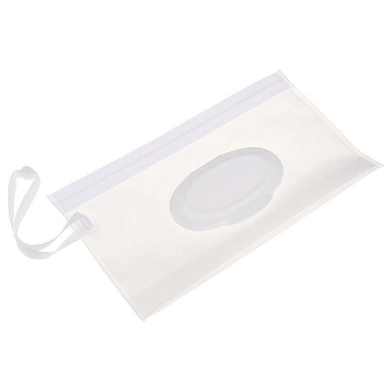 Portable Baby Kids Wet Wipes Clutch Carrying Bag Wet Paper Tissue ContaSEZYCHAU