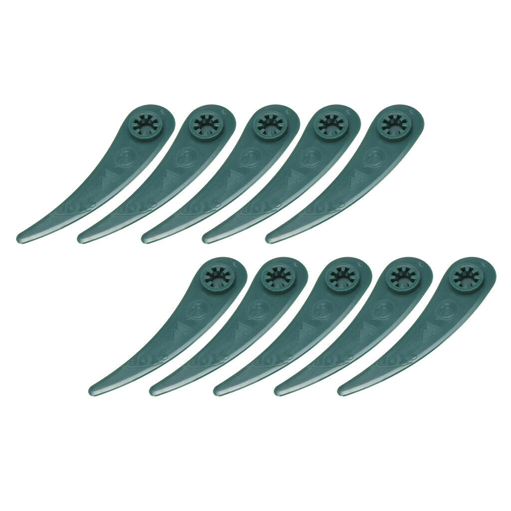 Plastic Lawn Mower Blade Fit for BOSCH ART 23-18 LI Easy to Assemble 10pcs
