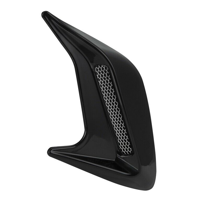 Pair Car Auto Bonnet Air Intake Flow Side Fender Vent Hood Scoop Cover Grilles