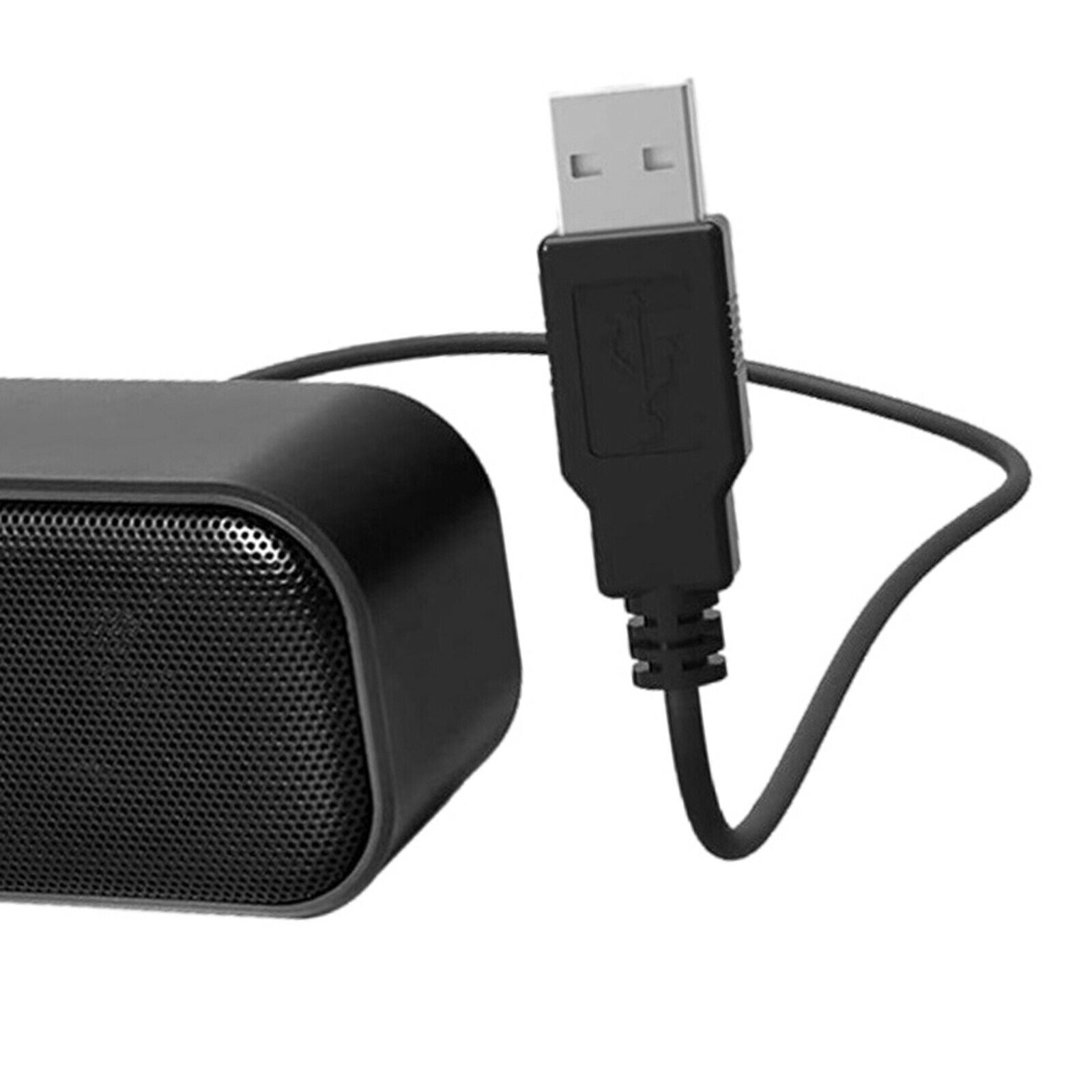 Portable Loudspeaker Wired Laptop Soundbar Stereo Sound Subwoofer Player