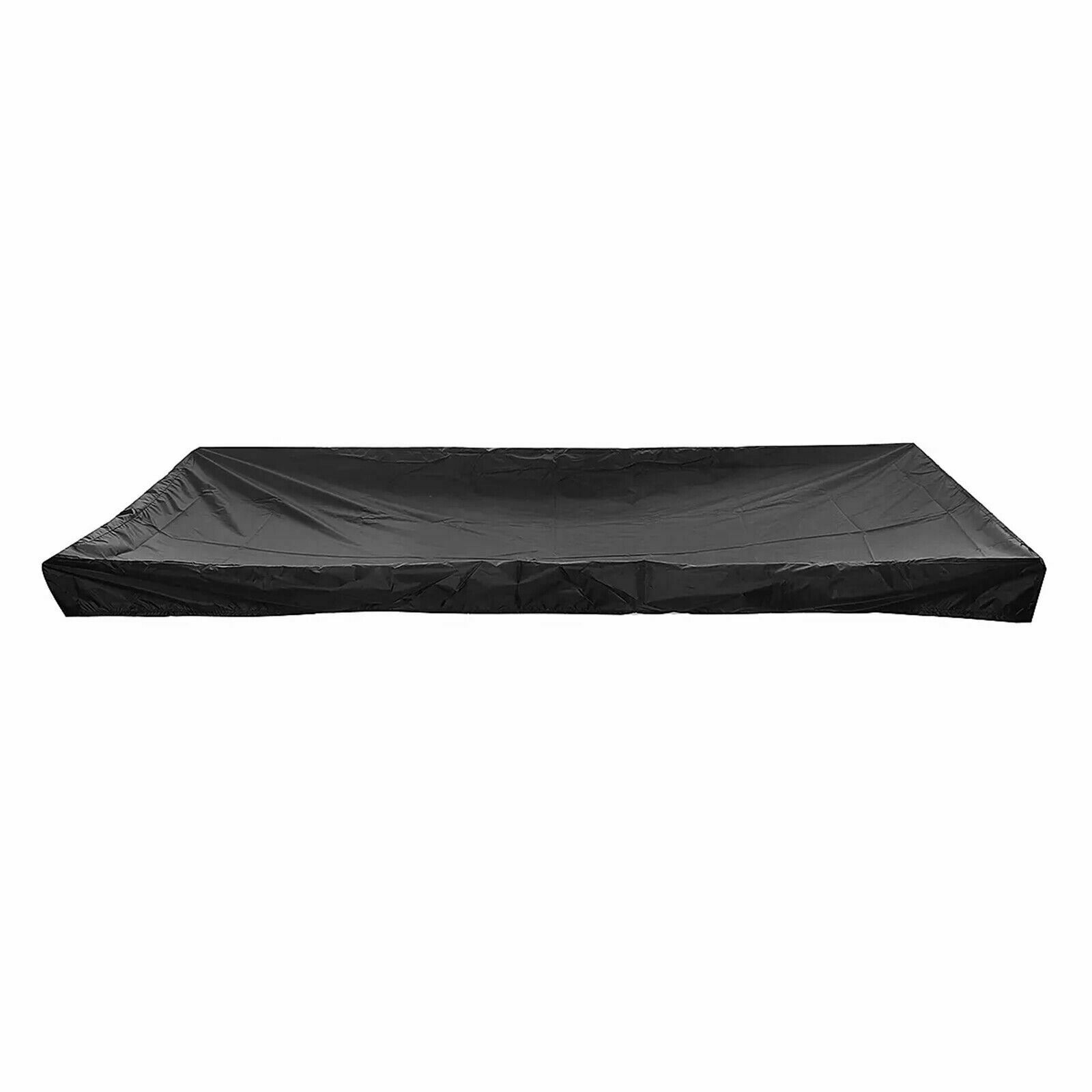 8ft Waterproof Black Pool Snooker Billiard Table Top Dust Cap Cover Protector