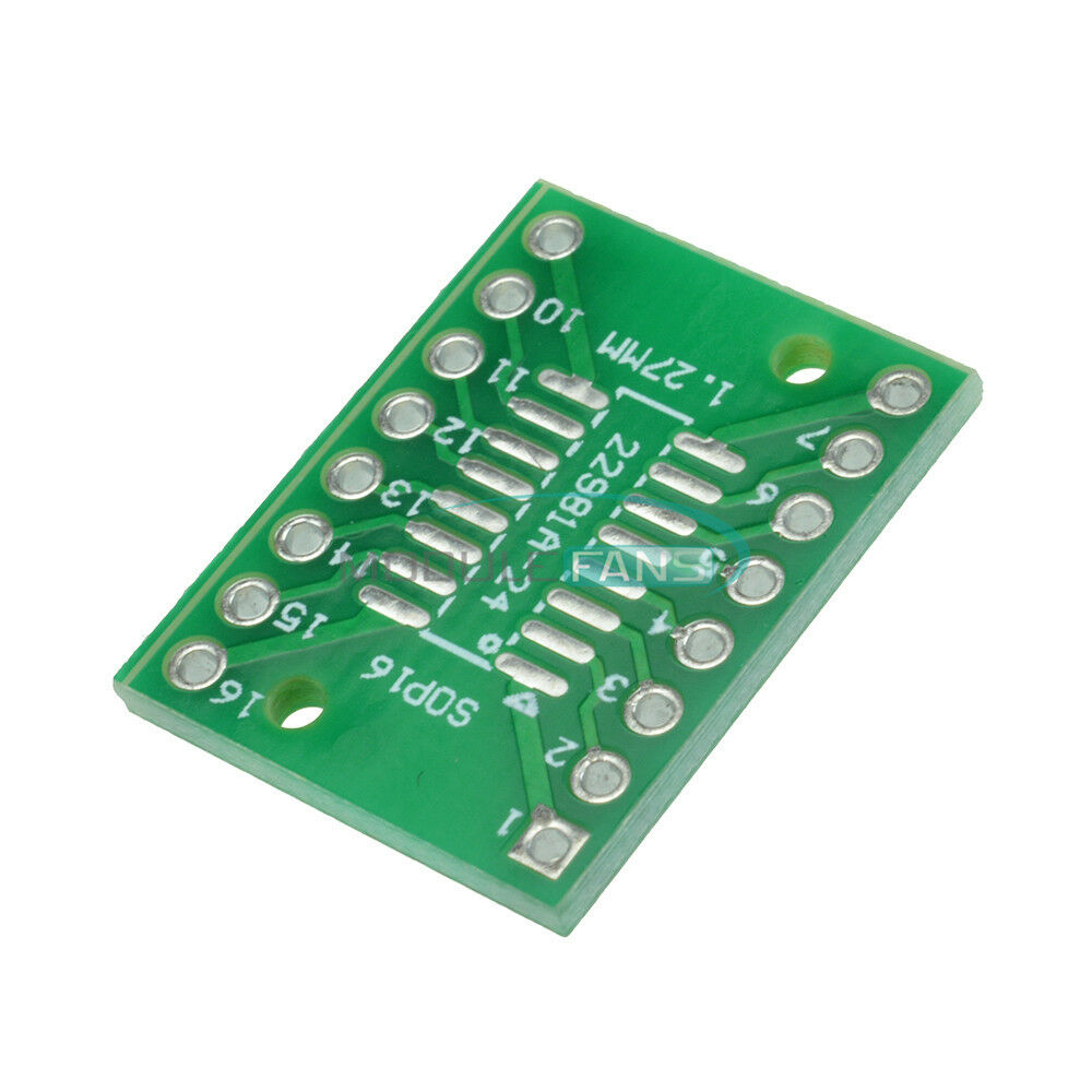 50PCS SSOP16 SOP16 TSSOP16 To DIP16 0.65/1.27mm IC Adapter PCB Board