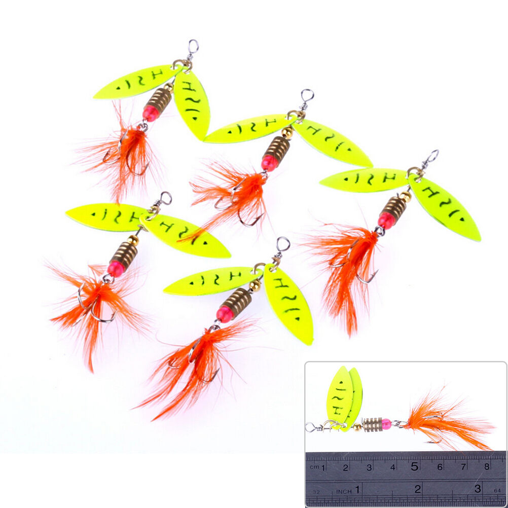 Spinner FishingLure MetalSpoon Lures hard bait fishing tackle Atificial 4.l8