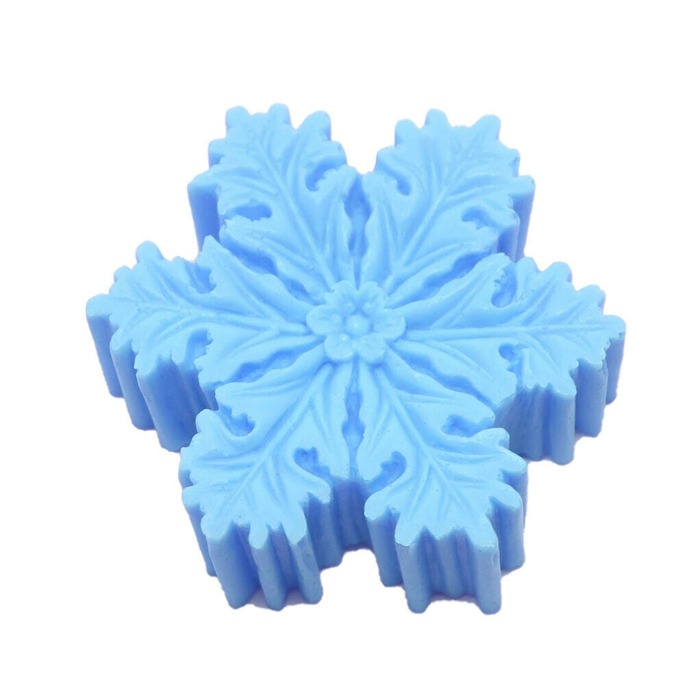 Silicone Snowflake Candle Mold Soap Aroma Wax Handmade DIY Making Supplies Tools