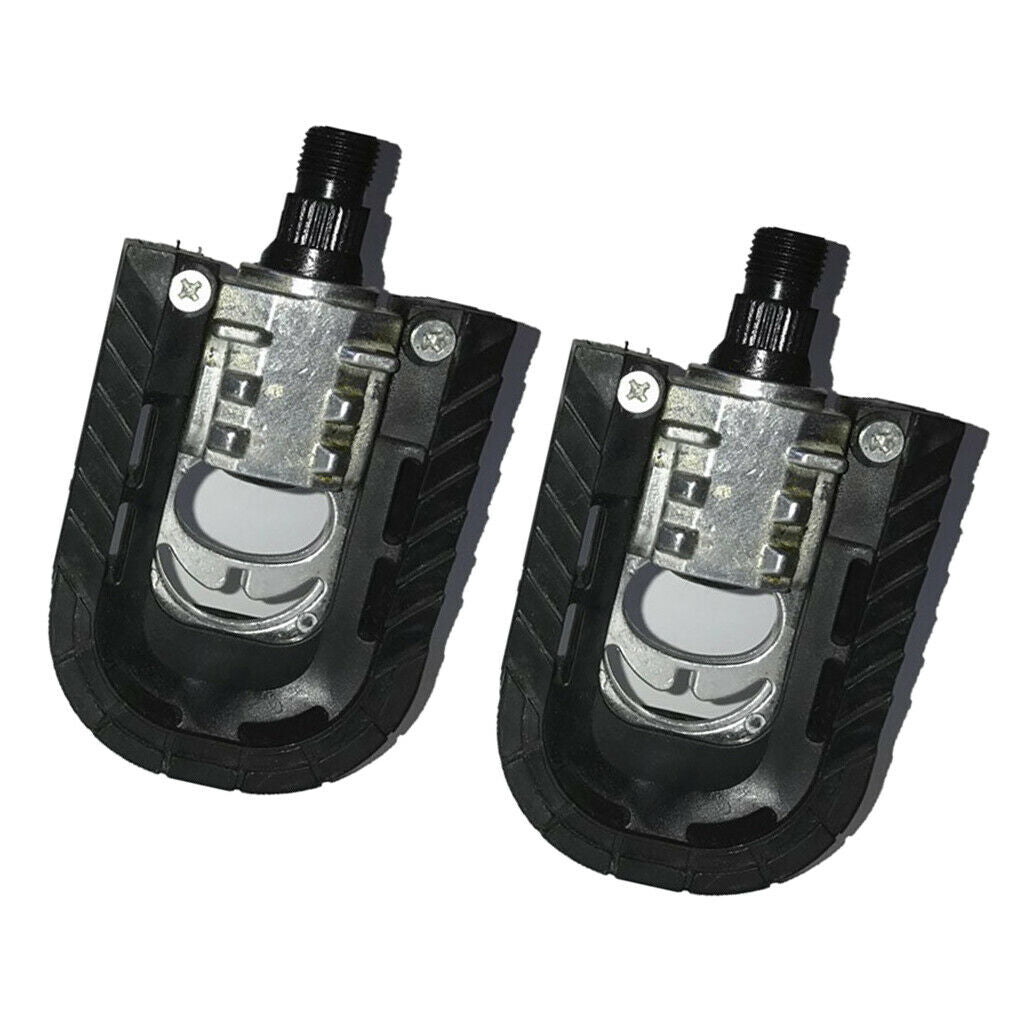 1 Pair Bicycle Pedals Aluminum & Plastic for Road/Mountain Bikes, BMX