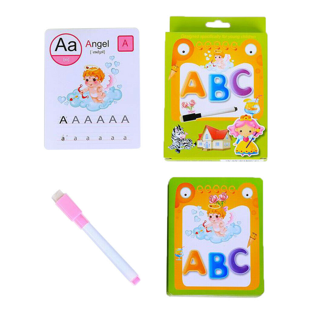 3 Set (Alphabet,Number,Addition and subtraction) Learning Flash Cards Preschool