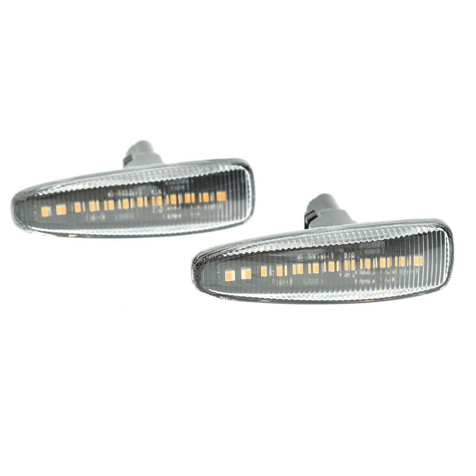 For Mitsubishi Lancer EVO X Mirage Clear Lens Amber LED Signal Side Marker Light