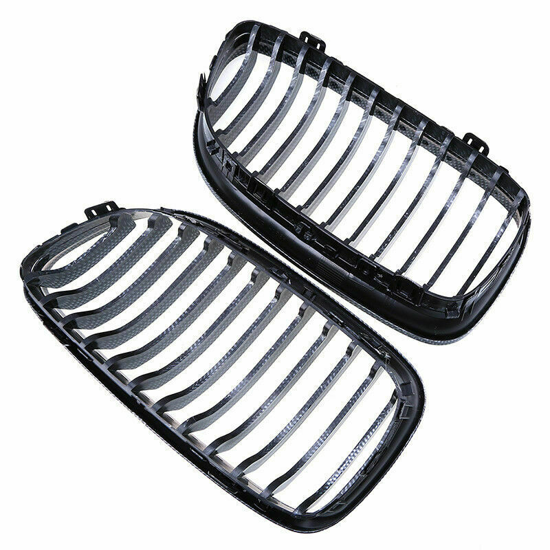 For BMW 3-Series E90 E91 328i 335i 2008-2011 Carbon Fiber Front Kidney Grille