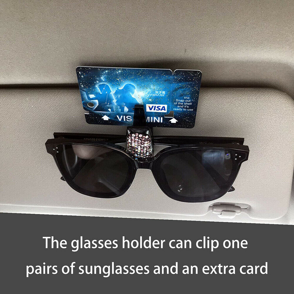 Universal Auto Car Sun Visor Glasses Clip Sunglasses Organizer Storage Holder
