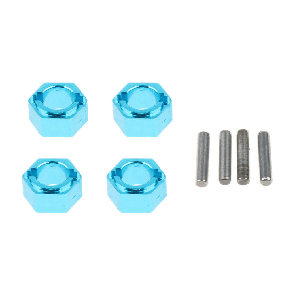 4pcs Stainless Steel Nut Nut Wheel Drive Screws 7mm for 1/18 Wltoys A949