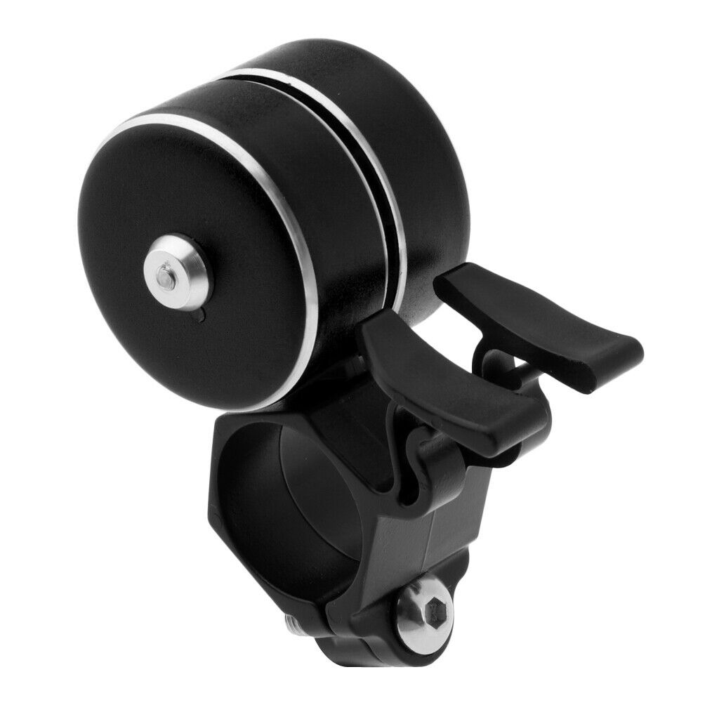 Bike Handlebar Bell Horn 3-Sounds Alarm Warning Ring Bells 120DB Black