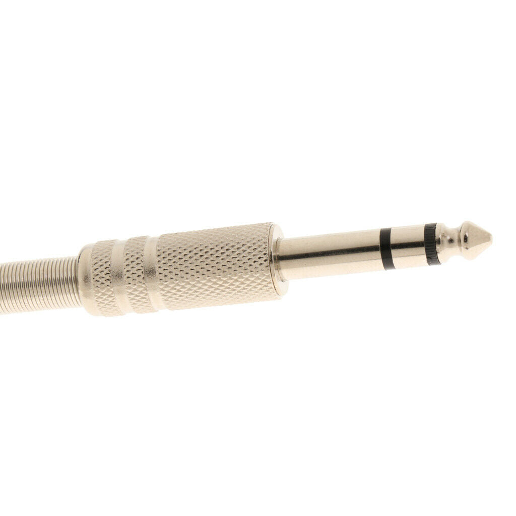 6.5mm Adapter Plug Stereo Audio Plug Nickel Plated Audio Cable Plug
