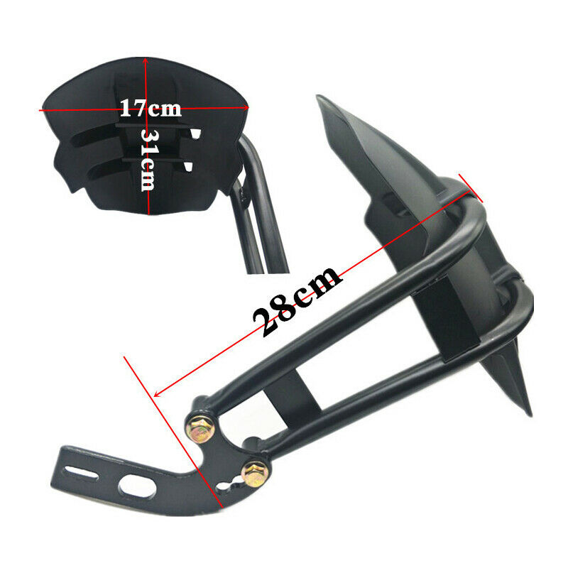 Motorcycle Scooter 10-13 Inch Rear Wheel Fender Mudguard Protector Splash Guard