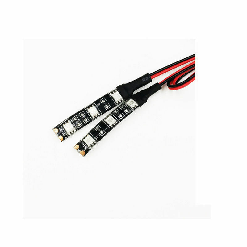Headlight Projector Gauge Cluster Foot Area Lamps 3SMD Red LED Strip Light