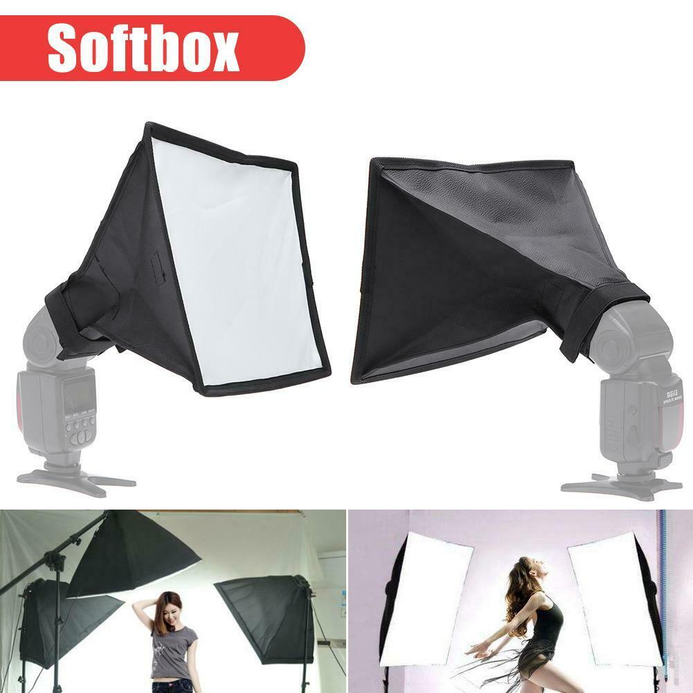 Universal Flash Light Softbox 20x30cm Speedlight Soft Box Photo Accessories @